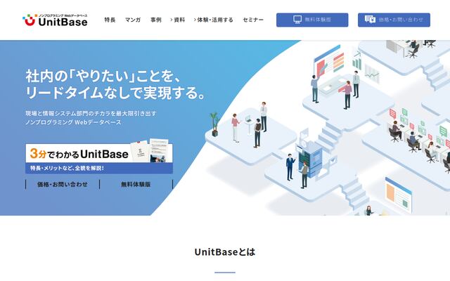 UnitBaseの公式ページ