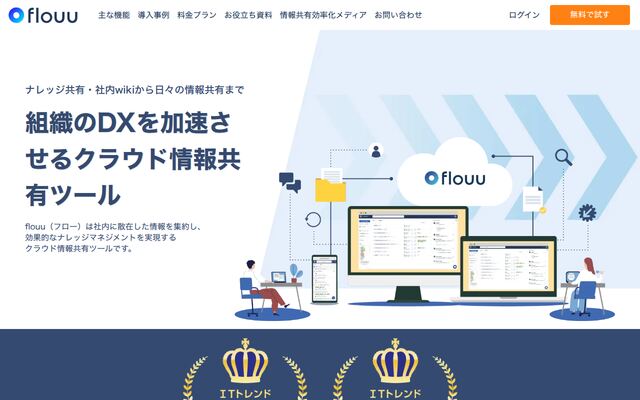 flouuの公式ページ