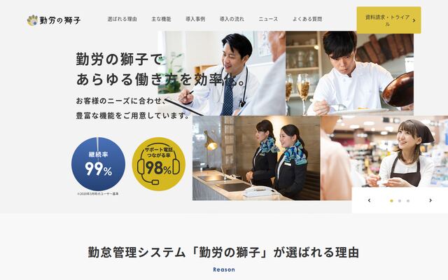 勤労の獅子の公式ページ