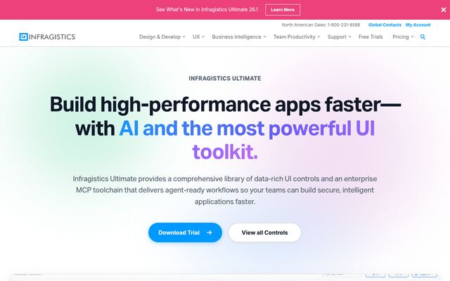 Infragistics Ultimateの公式ページ
