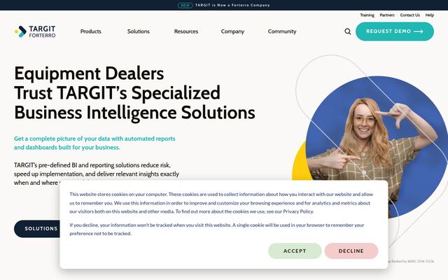 Targitの公式ページ
