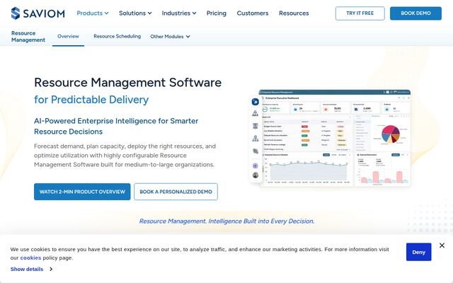 Enterprise Resource Management Softwareの公式ページ