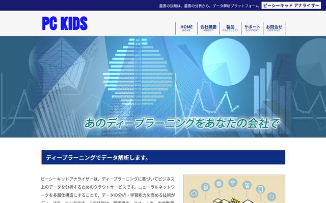ピーシーキッドアナライザーの公式ページ