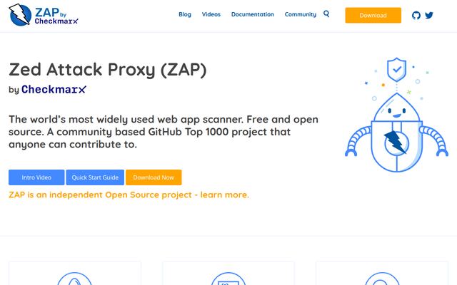 OWASP ZAPの公式ページ