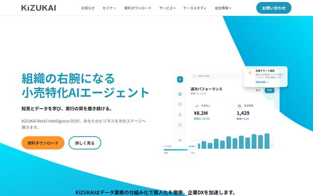 KiZUKAIの公式ページ