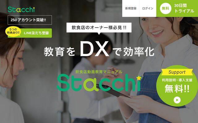 Stacchiの公式ページ