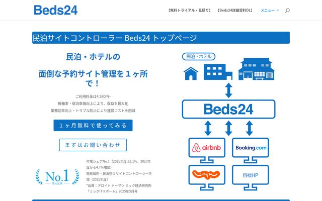 Beds24の公式ページ