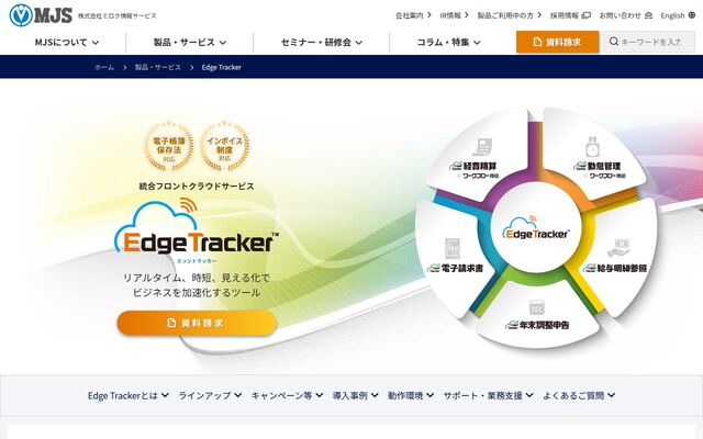 Edge Trackerの公式ページ