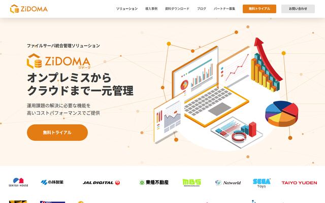 ZiDOMAの公式ページ