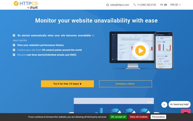 HTTPCS Monitoringの公式ページ