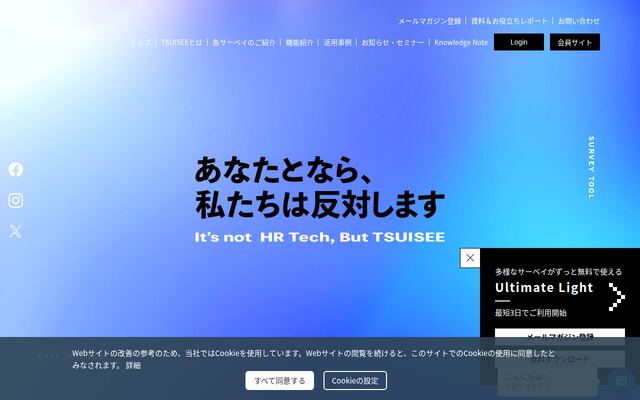 TSUISEEの公式ページ