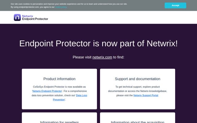 Endpoint Protectorの公式ページ