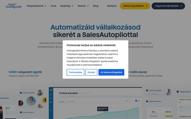 SalesAutopilotの公式ページ