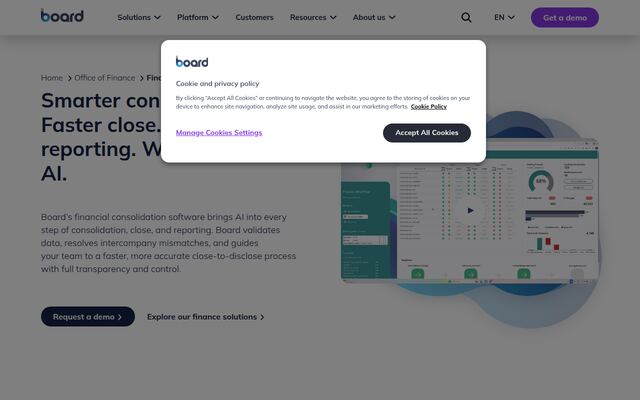 Board Finacial Consolidationの公式ページ