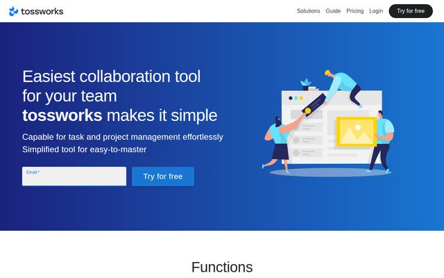 tossworksの公式ページ
