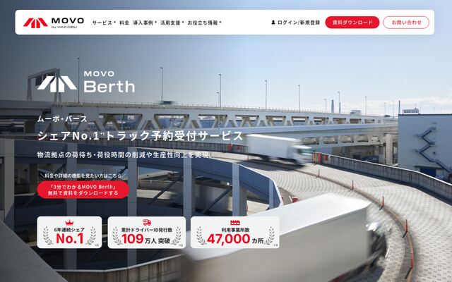 MOVO Berth（ムーボ・バース）の公式ページ
