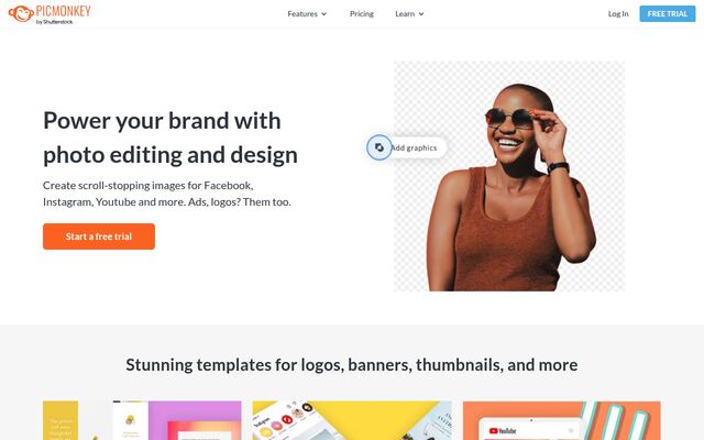 PicMonkeyの公式ページ