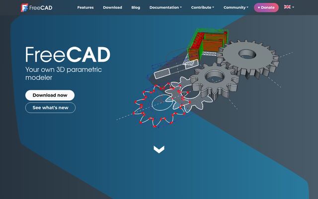 FreeCADの公式ページ