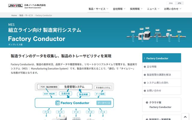 Factory Conductorの公式ページ