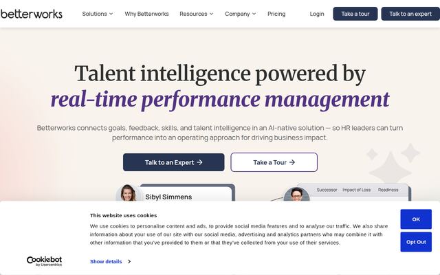 Betterworksの公式ページ