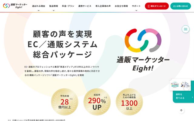 通販マーケッターEight!の公式ページ