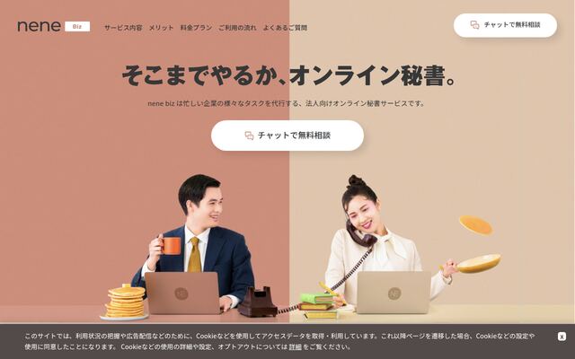 nene Bizの公式ページ