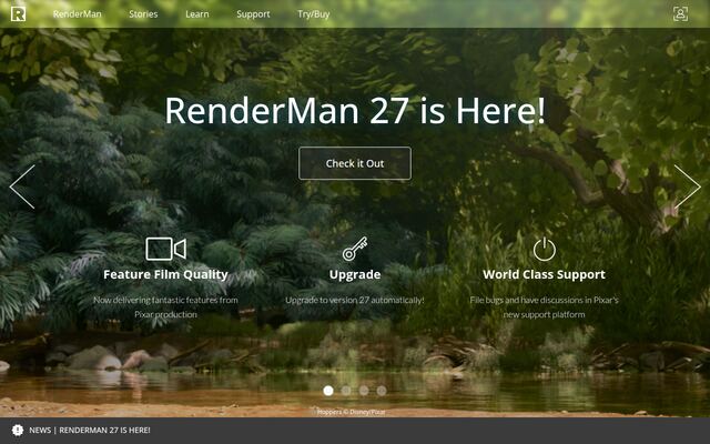 RenderManの公式ページ