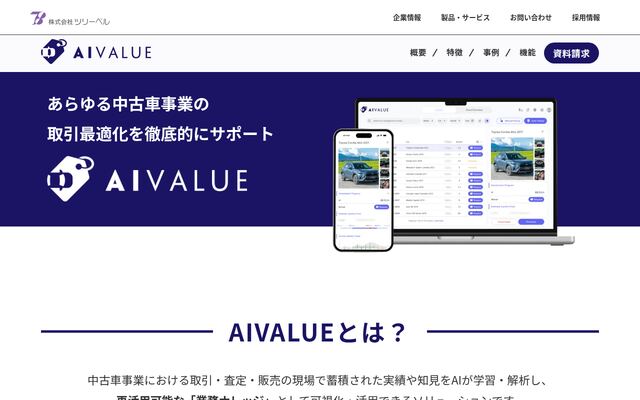 AIVALUEの公式ページ