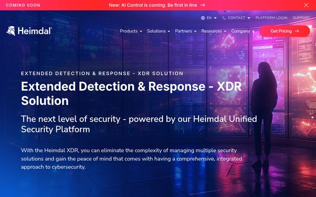 Extended Detection and Responseの公式ページ
