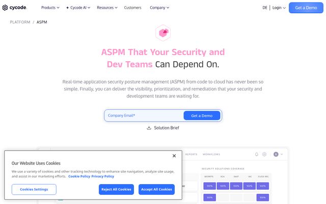 ASPMの公式ページ