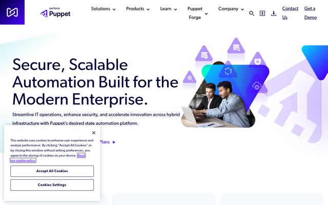 Perforce Puppetの公式ページ