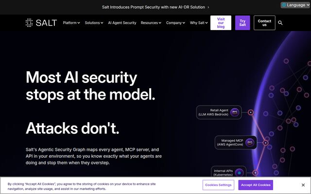 Salt Securityの公式ページ