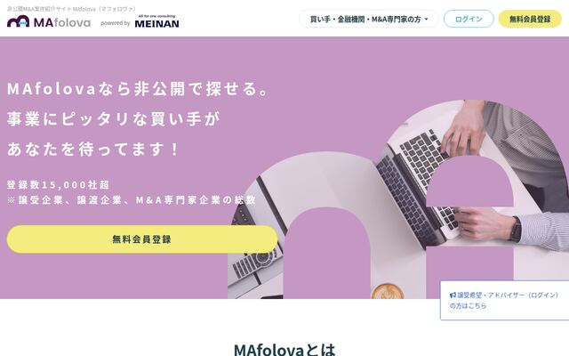 MAfolovaの公式ページ