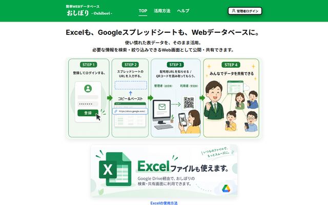 おしぼりの公式ページ