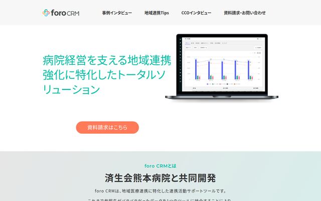 foroCRMの公式ページ