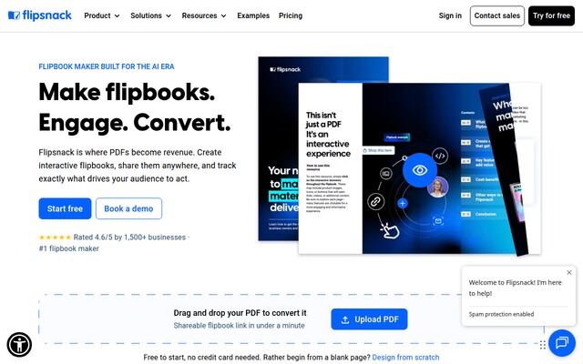 Flipsnackの公式ページ