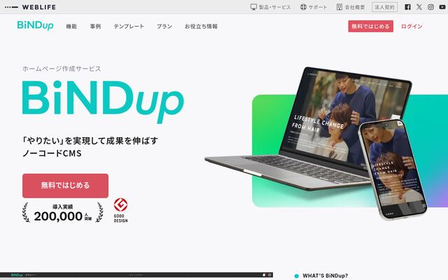 BiNDupの公式ページ