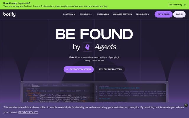 Botifyの公式ページ