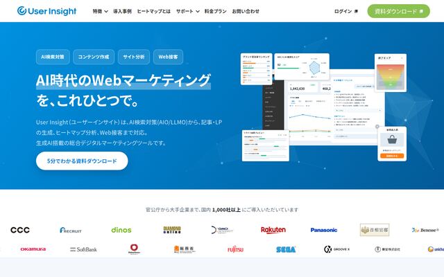 User Insightの公式ページ
