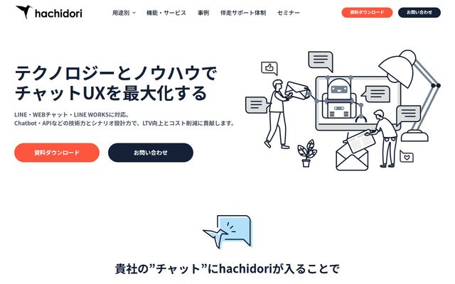 hachidoriの公式ページ