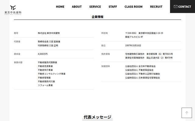 株式会社東京中央建物の公式サイト