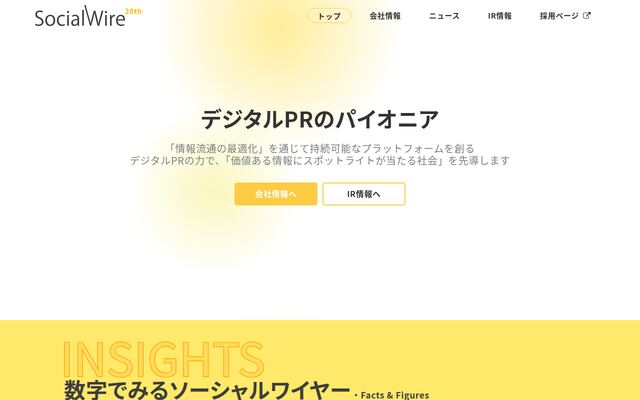 ソーシャルワイヤー株式会社の公式サイト