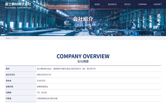 富士鋼材株式会社