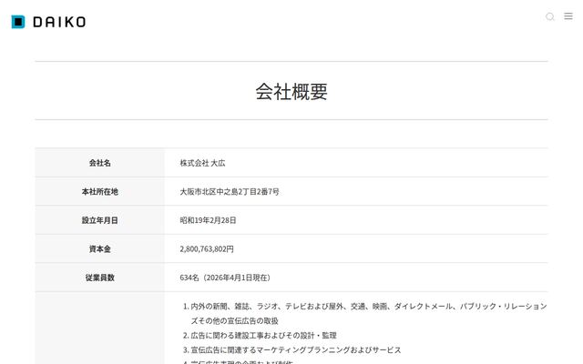 株式会社大広