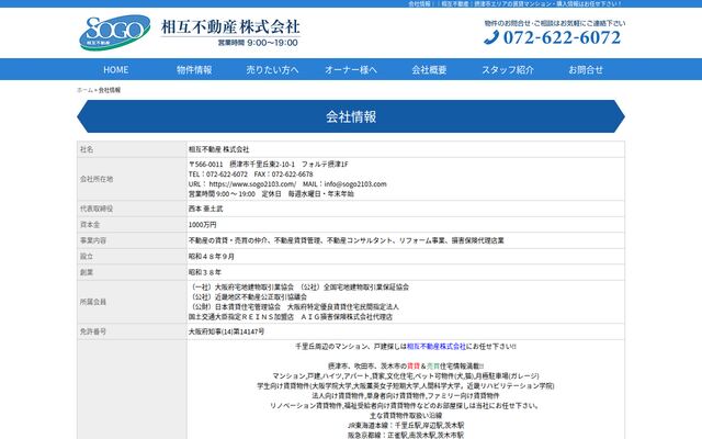 相互不動産株式会社の公式サイト