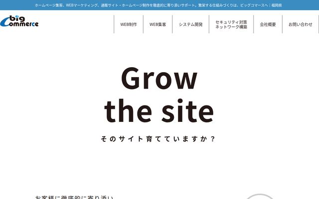 株式会社ビッグコマースの公式サイト