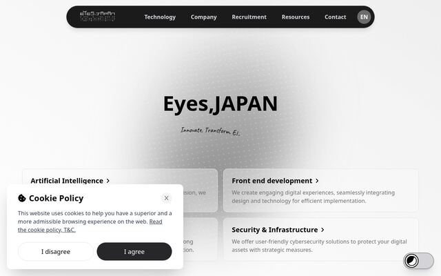 株式会社Ｅｙｅｓ，ＪＡＰＡＮ
