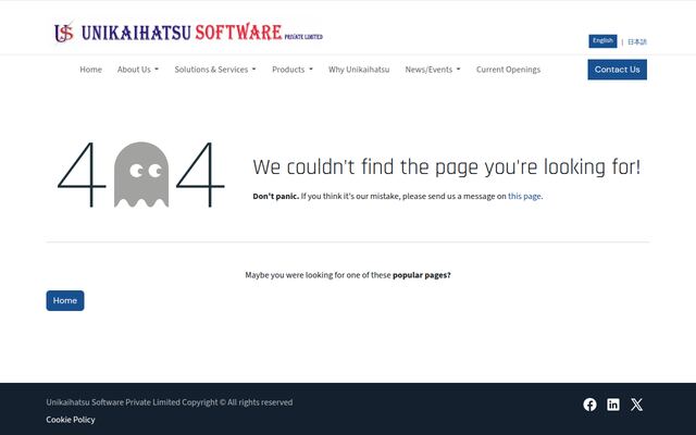 ＵＮＩＫＡＩＨＡＴＳＵ　ＳＯＦＴＷＡＲＥ　ＰＲＩＶＡＴＥ　ＬＩＭＩＴＥＤの公式サイト