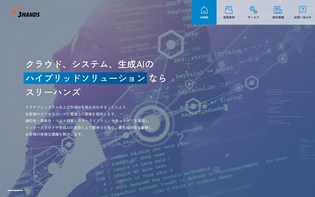 スリーハンズ株式会社の公式サイト