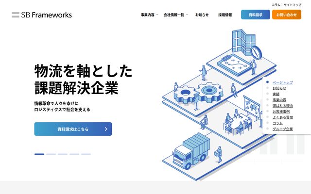 ＳＢフレームワークス株式会社の公式サイト